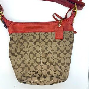 AUTHENTIC Coach Signature Bucket Tote Bag